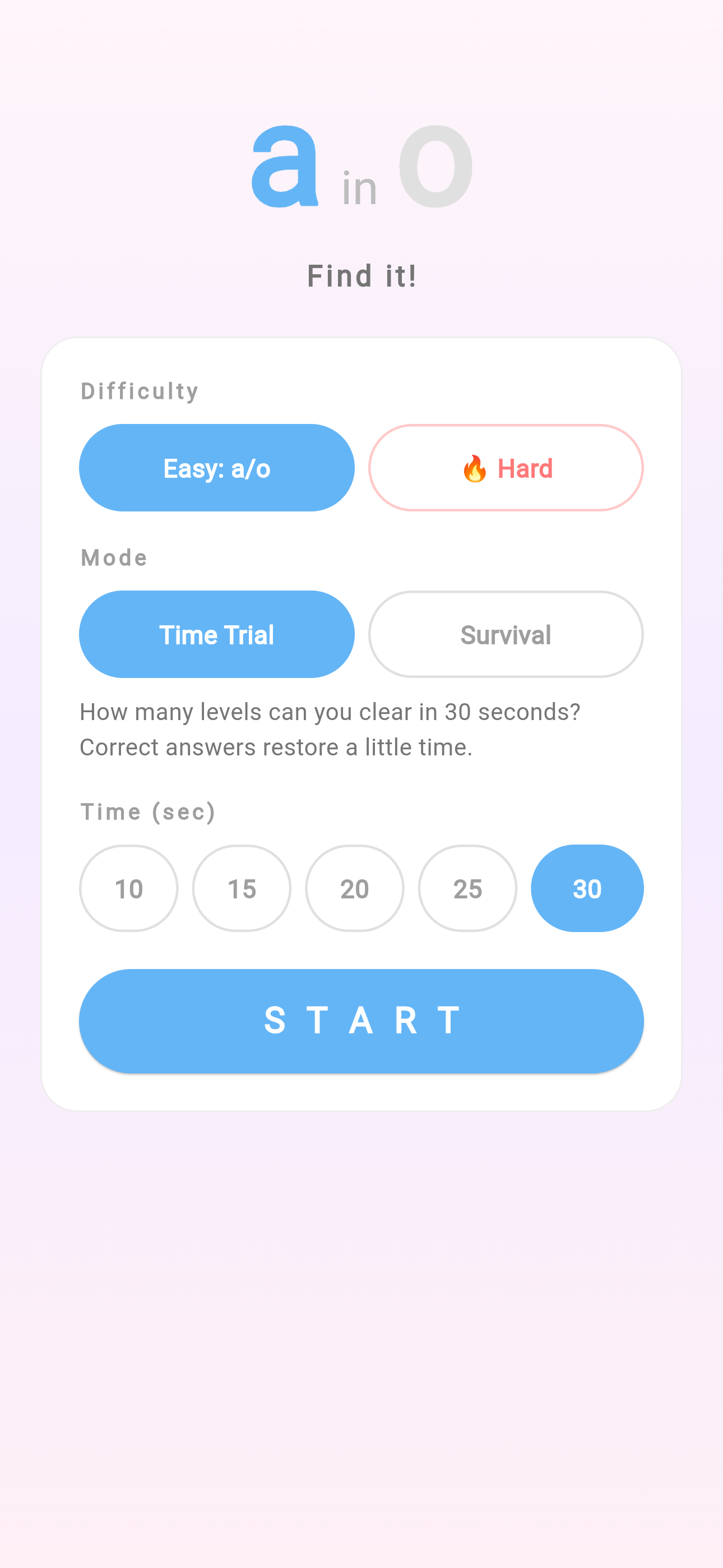 Time Trial 30s
